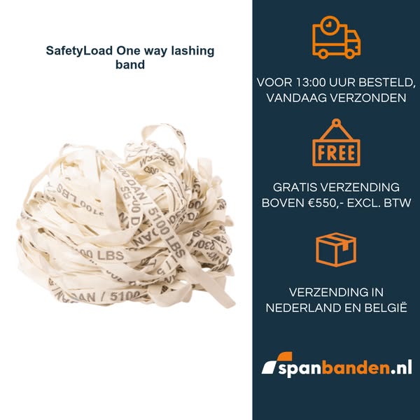SafetyLoad One way lashing band