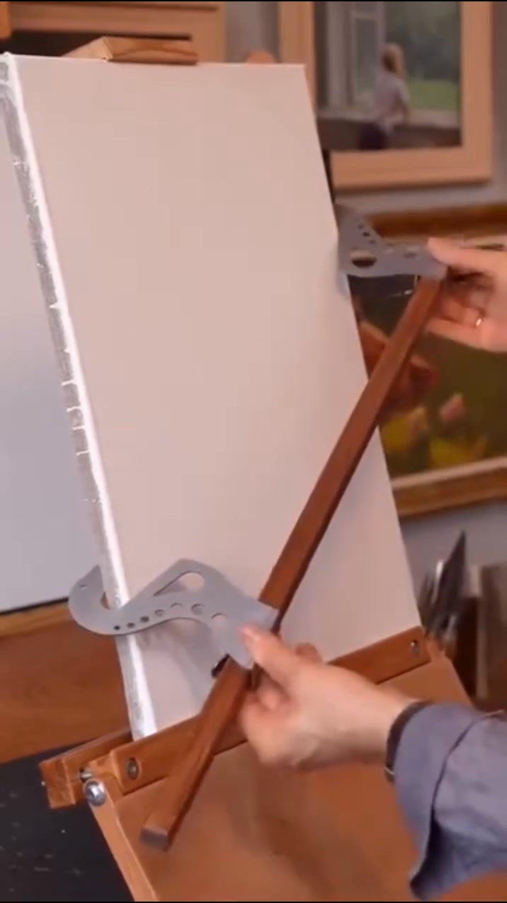 Adjustable Easel Hand Rest Support Bar