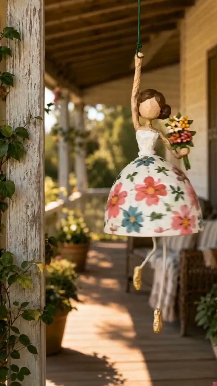 Let Your Space Dance — Medium-Large Hanging Dancing Princess Ornament