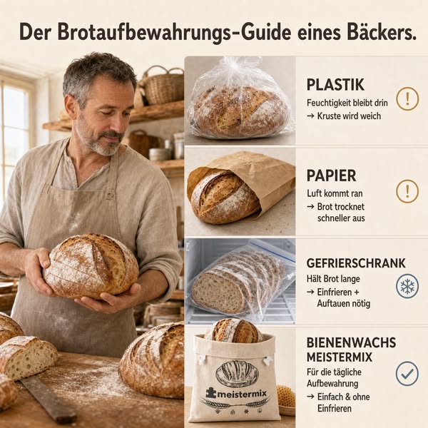 Brot bleibt bis zu 3× länger frisch