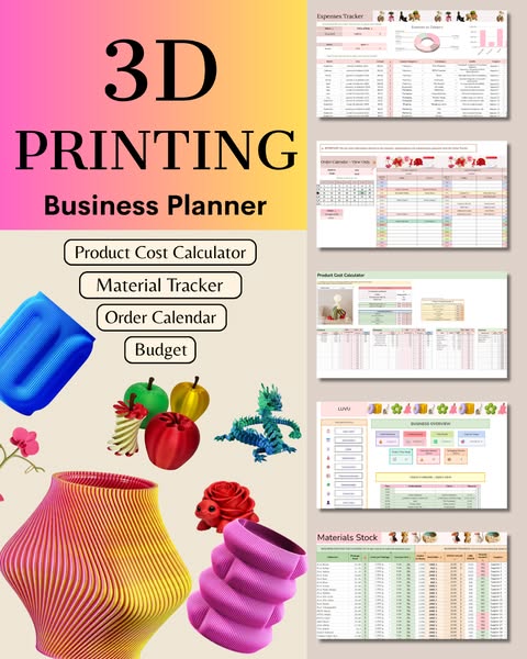 3D Printing Business Planner