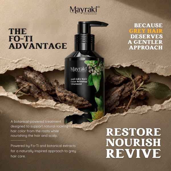 Mayraki Anti Grey Restoring Treatment - Reverse Grey Hair Naturally