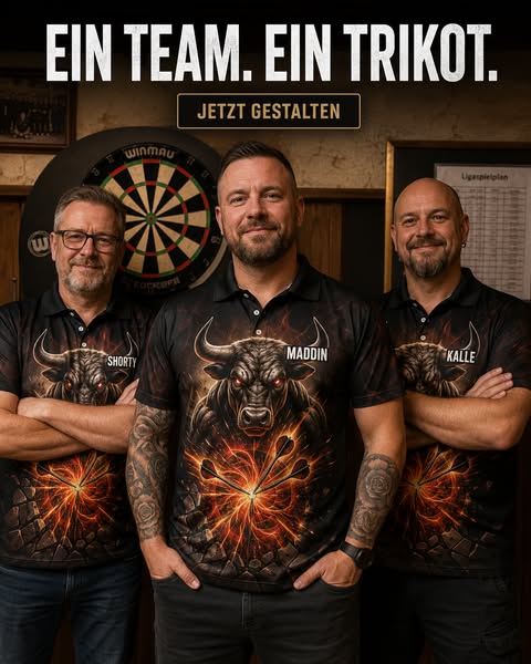 Dein Darttrikot mit Namen
