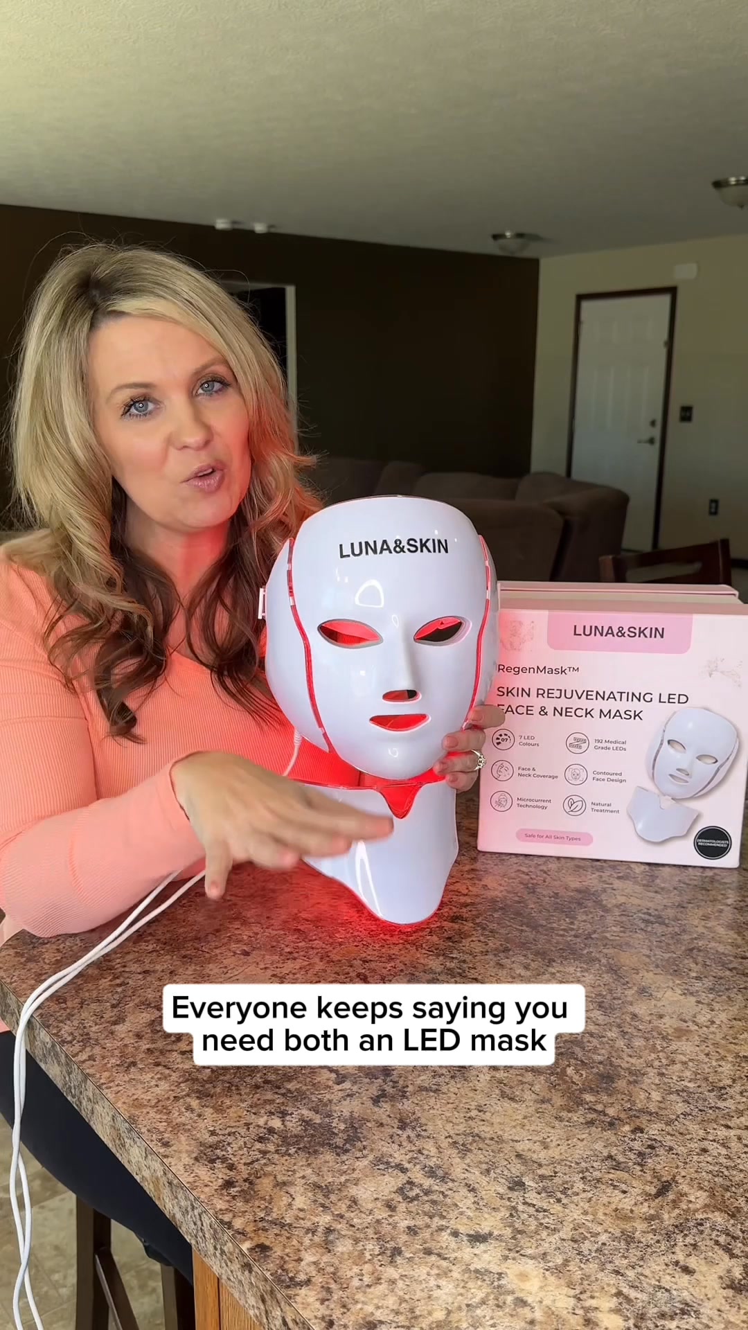 7 LED Colours + Microcurrent for Firm, Lifted Skin
