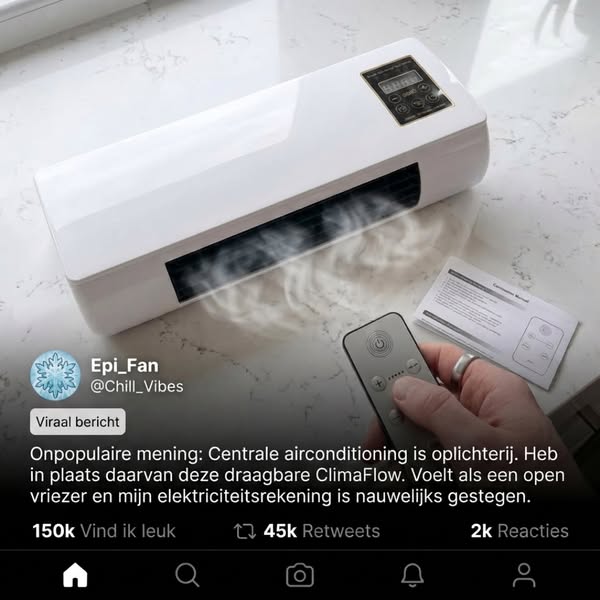 Je ventilator is niet te zwak. Hij doet gewoon de verkeerde taak.