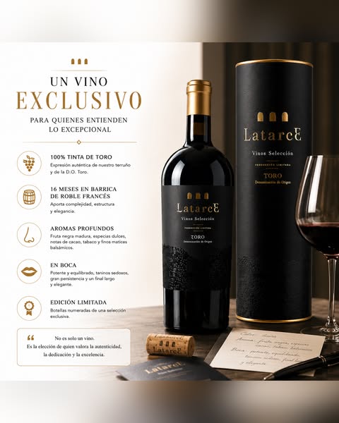 Latarce Selección, el vino más exclusivo