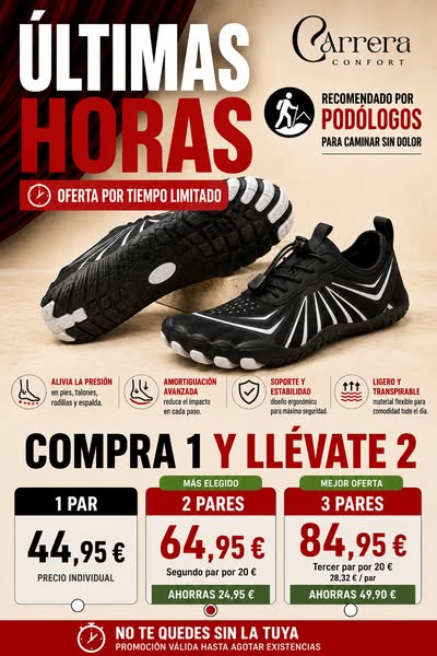 Tus zapatos pueden estar castigando tus pies