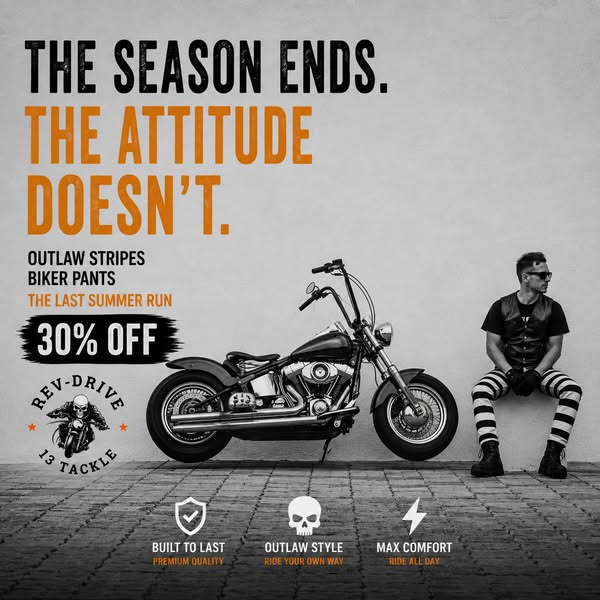 THE SEASON ENDS. THE ATTITUDE DOESN’T. – 30 % OFF