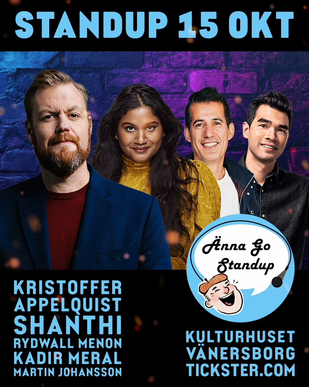 Standup Vänersborg - Kristoffer Appelquist & co