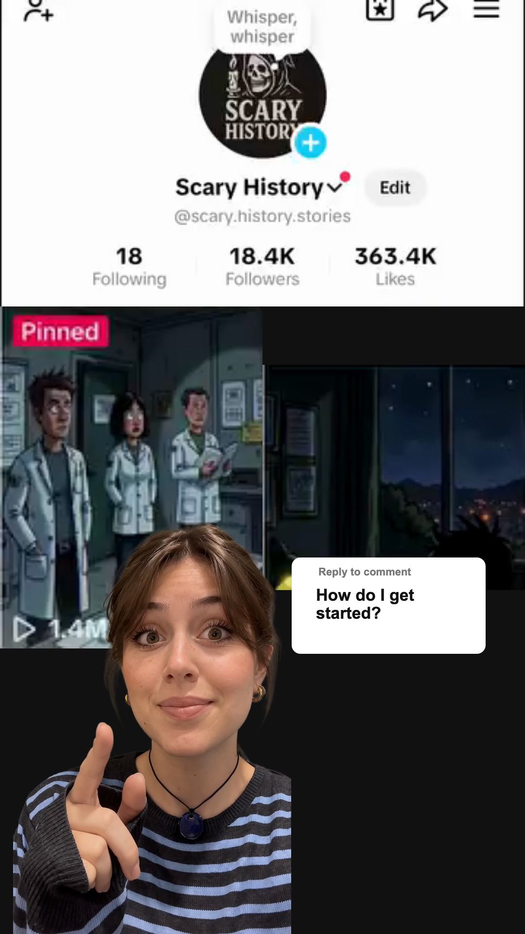 Set up a faceless TikTok series