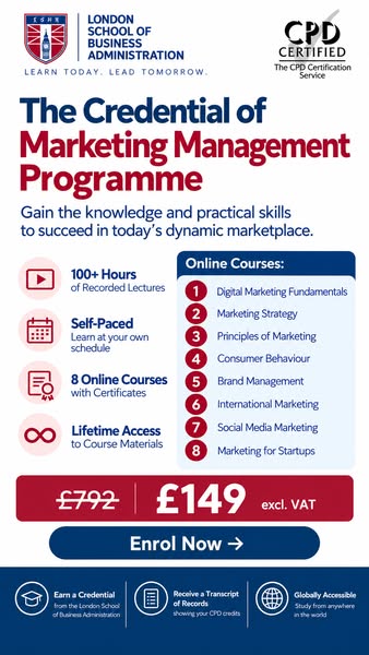 Complete Eight Marketing Courses for £149