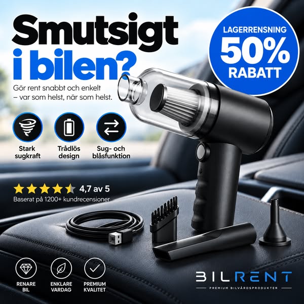 LAGERRENSNING - 50% RABATT
