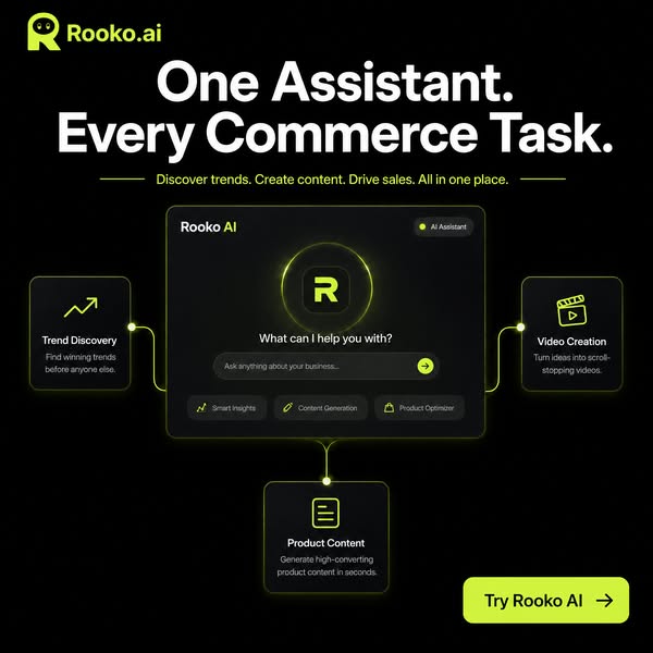 From Trending Products to Sales: RookoAI Does It All!