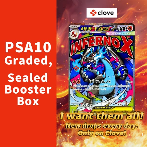 PSA10-Grade Exclusive Card Pools – Only on Clove.