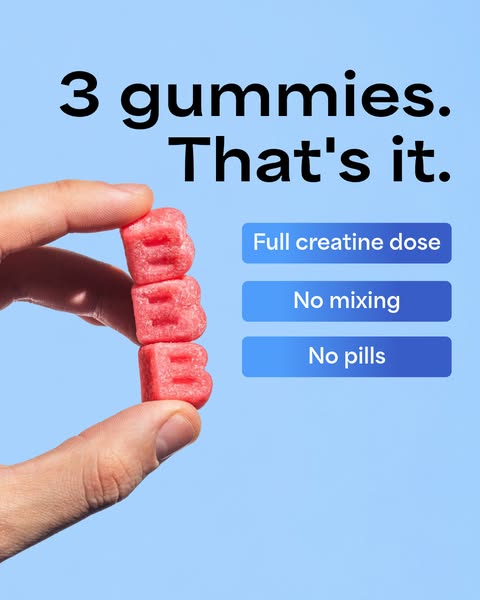 The creatine you'll actually stick to
