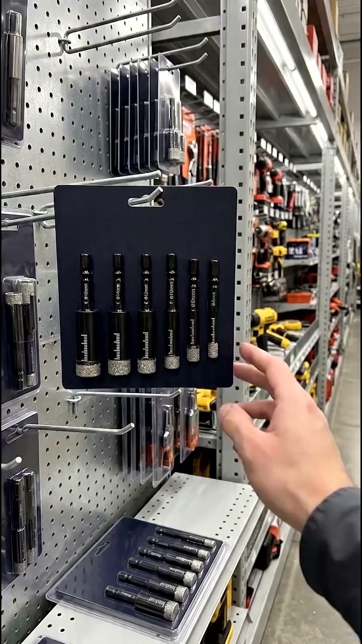 Christmas Pre‑Sale Live! 6‑Pcs Vacuum‑Brazed Diamond Drill Bit Set