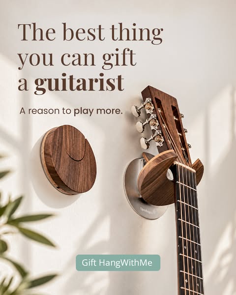 The World’s First Collapsible Guitar Hanger