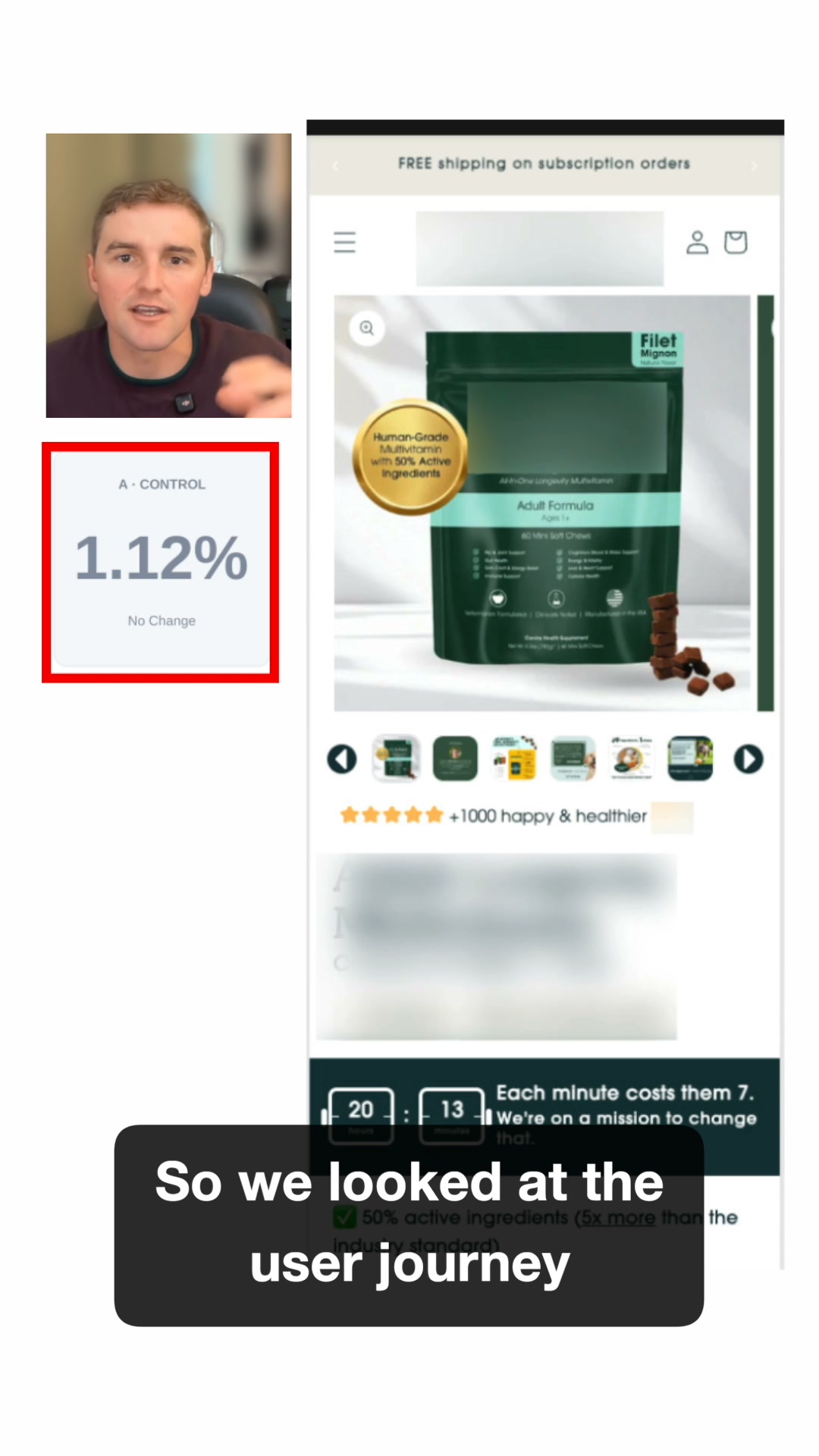 Ecommerce Business Owners: Get a free Audit and AB Test framework for your website.