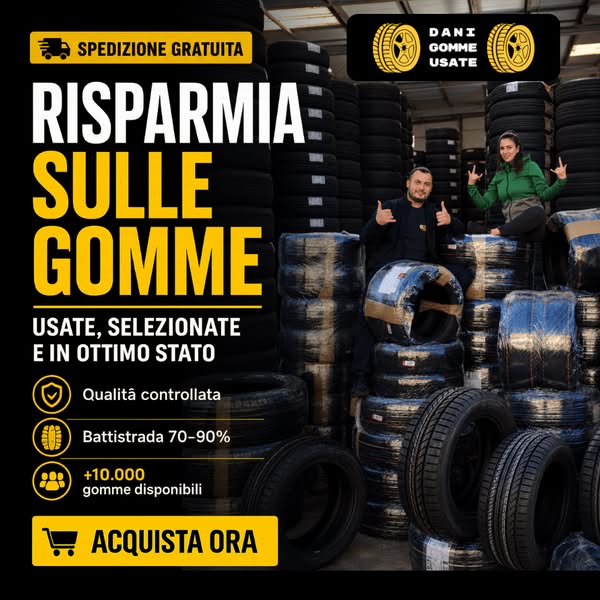 Pneumatici semi-nuovi certificati