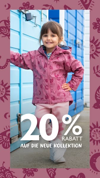 20 % Rabatt auf Kindermode