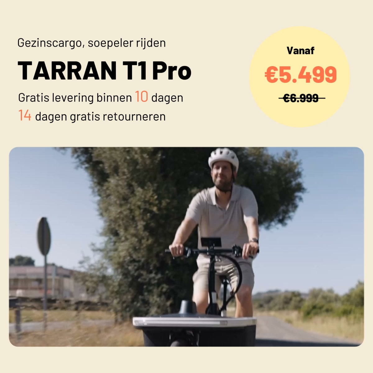 Outlet T1 Pro: slimme gezinscargo