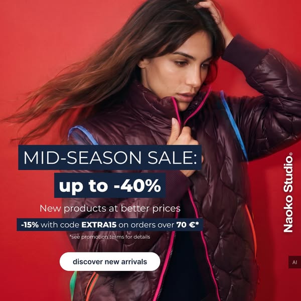 Nuova stagione fino a -40%