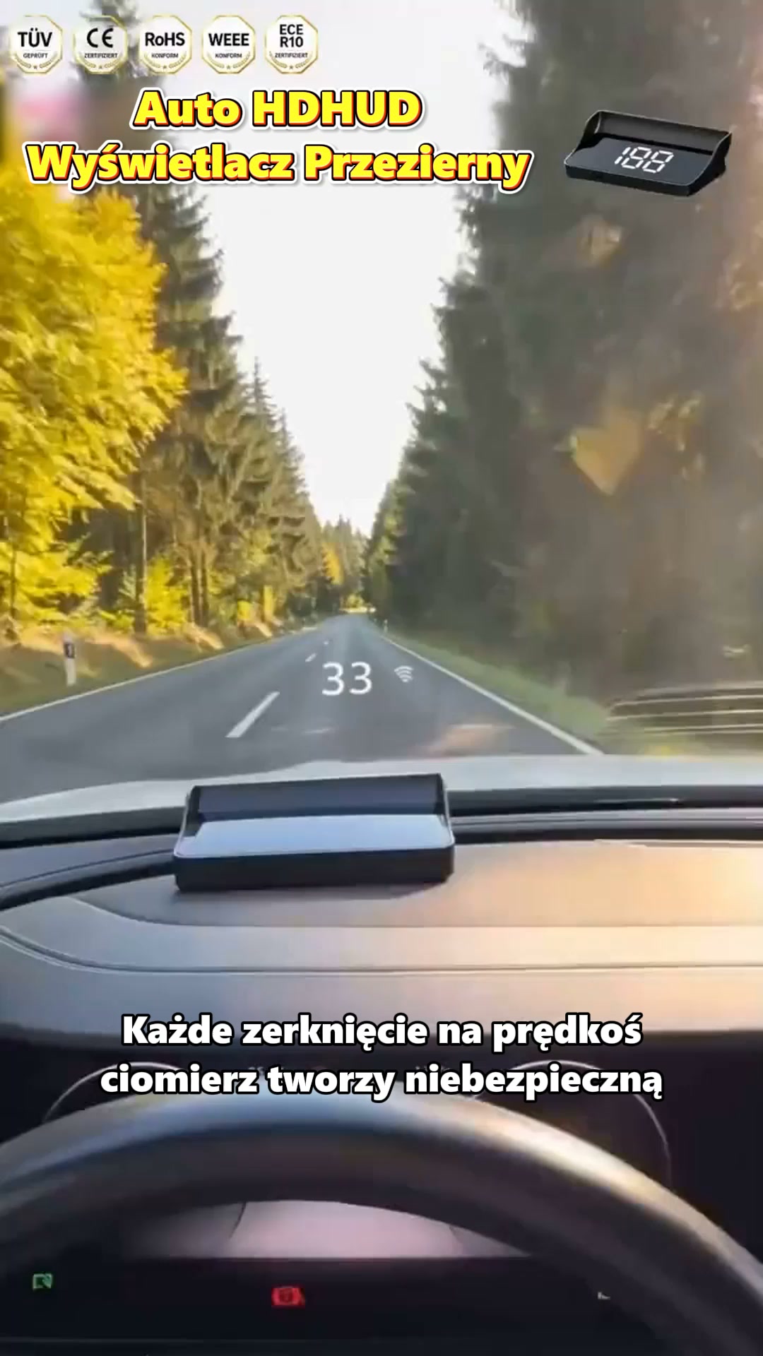 Myślałem, że wyświetlacz HUD jest tylko w nowych autach... dopóki go nie zainstalowałem!
