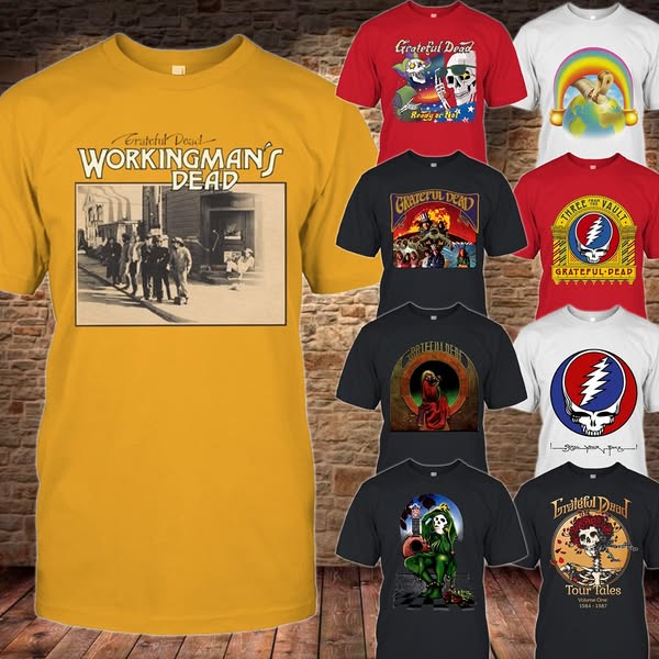 GRATEFUL DEAD — ICONIC TEES FOR TRUE DEADHEADS