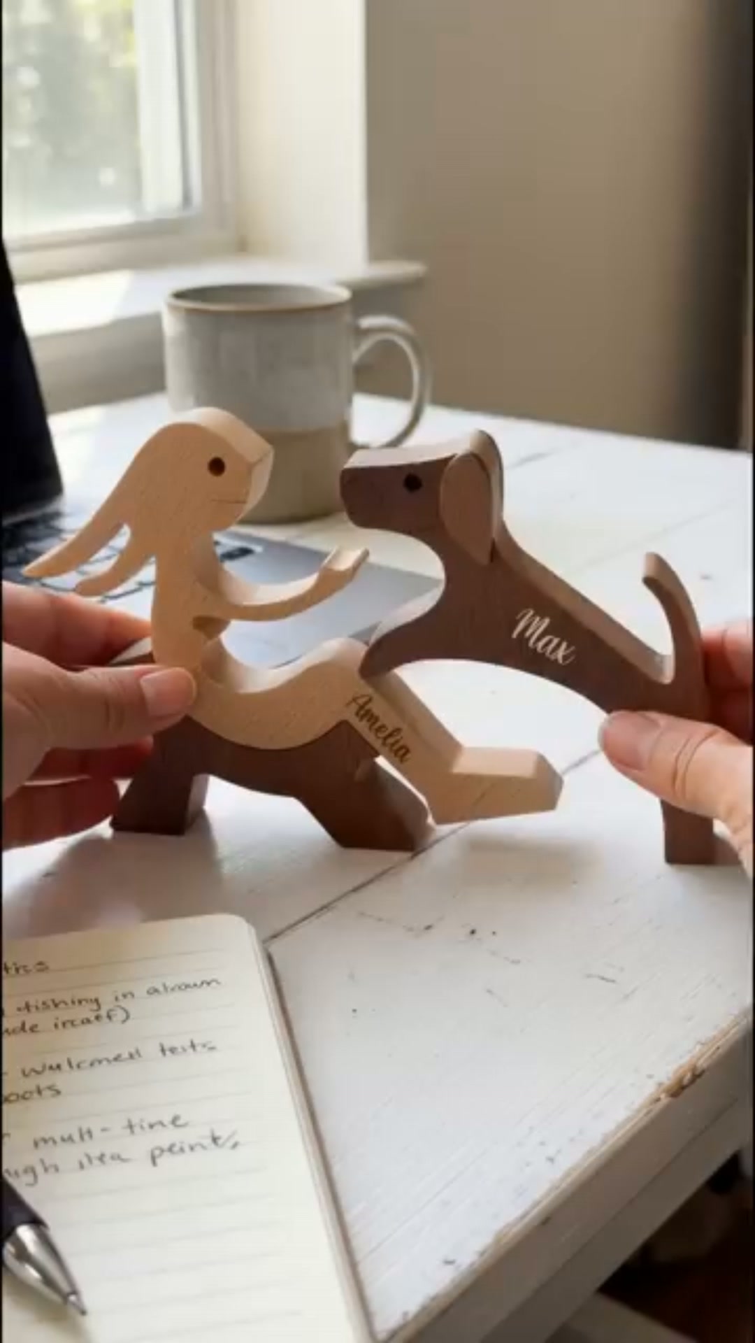 En personlig skulptur av dig och din hund