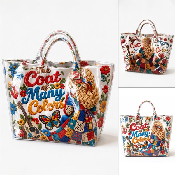 SALE! Coat Of Many Colors PVC Tote Bag