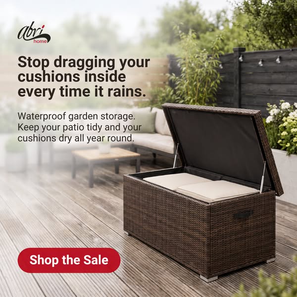 Rattan Storage Box | Matches Your Garden Set