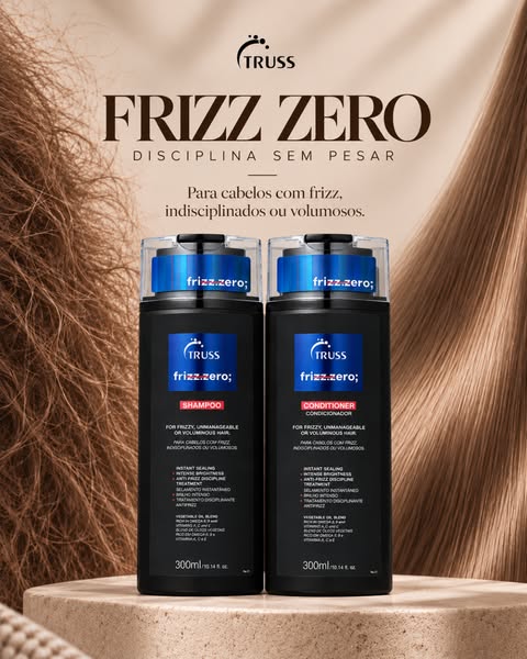 Rotina completa antifrizz