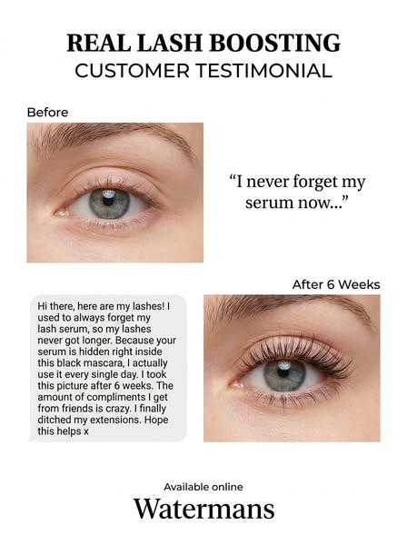 Mascara + Lash Growth Serum In One