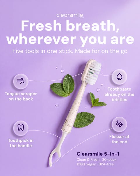 Your on-to-go Toothbrush
