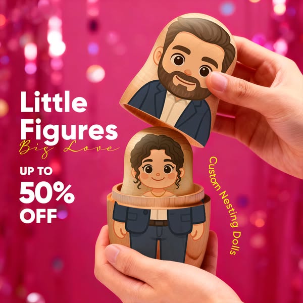Deine personalisierte Foto-Nesting Doll | Jetzt nur 15,95€!
