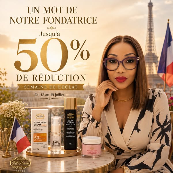 Un Message de Notre Fondatrice : Jusqu'à -50% Cette Semaine Seulement