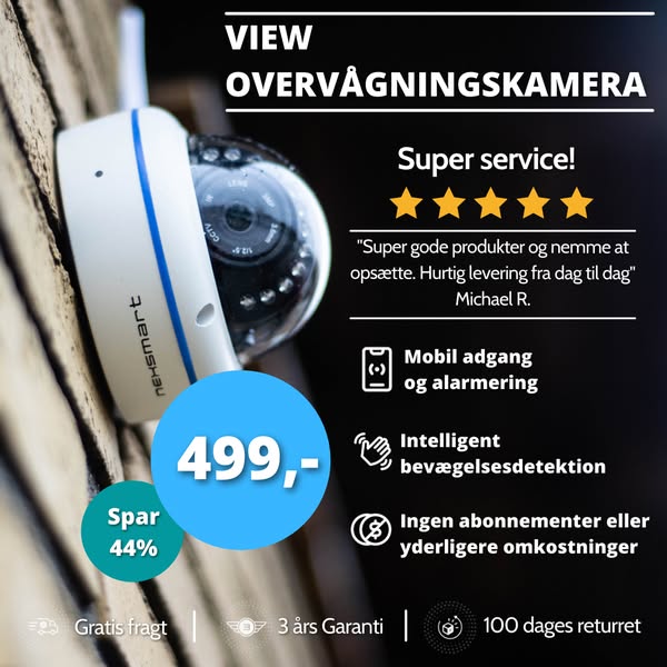 Ingen abonnementer eller installationsomkostninger