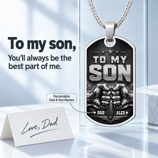 Customize Dad & Son Names