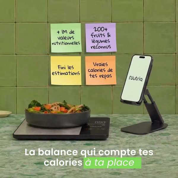 Nutriq, la balance qui compte tes calories à ta place