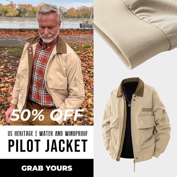 Legendary Water & Windproof Pilot Jacket