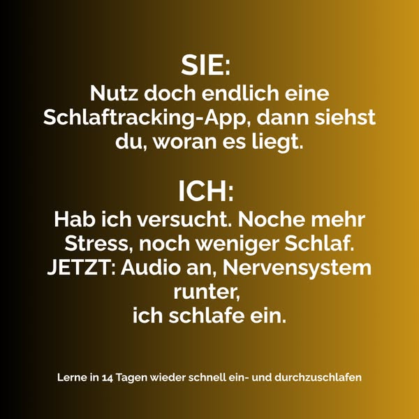 Grübelst du noch, oder schläfst du schon?