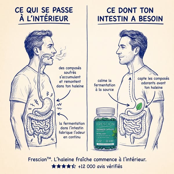 La solution contre la mauvaise haleine qui vient du ventre