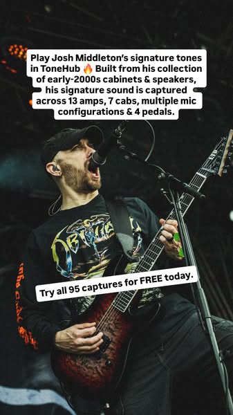 Try Josh Middleton's official tones for free