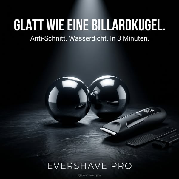 Schluss mit Rasurpickeln. Für immer!