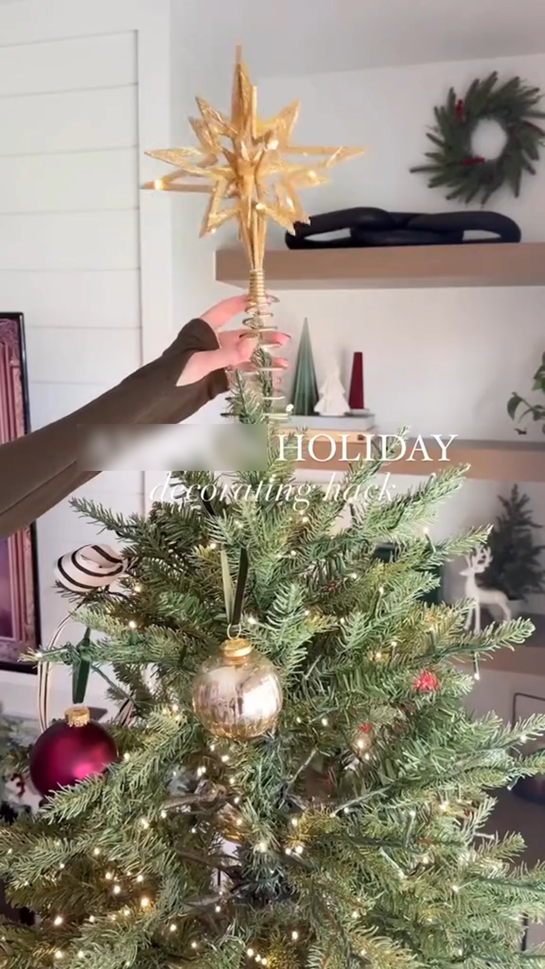 Christmas Tree Topper Holder - Twist-On Stabilizer