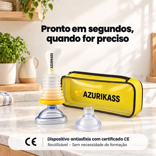 Kit antiasfixia CE · Pague na entrega