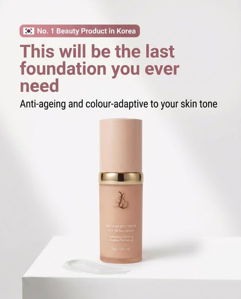 The Korean pharmacy foundation women over 50 are switching to