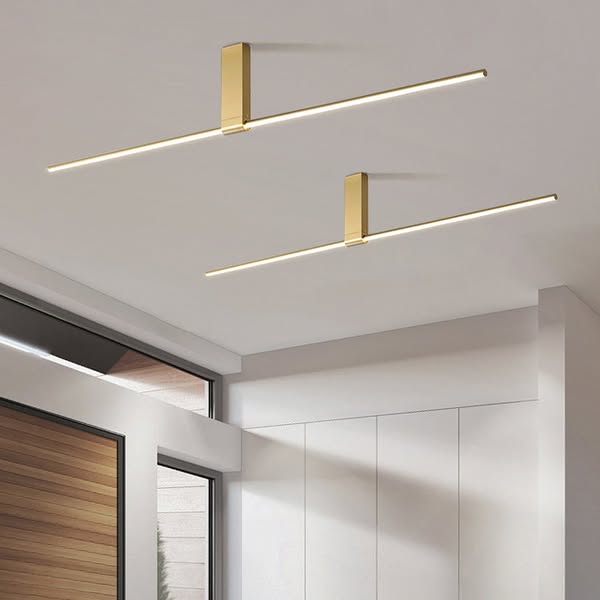 Aluminum Acrylic Ceiling Light - Matte Black, Natural White (4000K)