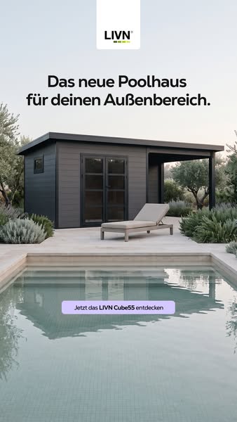 Das neue Gartenhaus für Pooltechnik & Co.