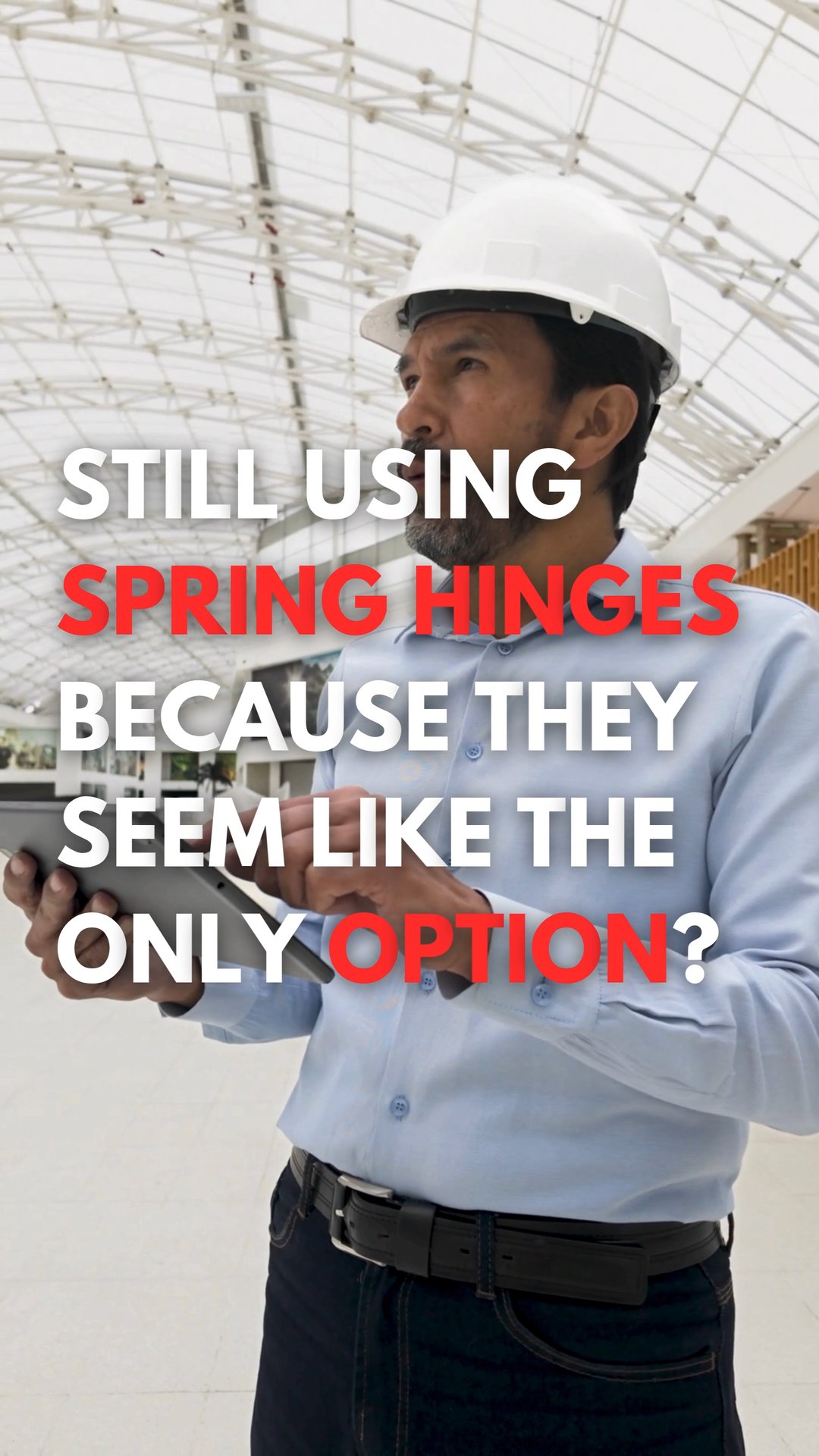 Still using spring hinges because they seem like the only option? That decision often looks simple at first — until the entry door starts cr